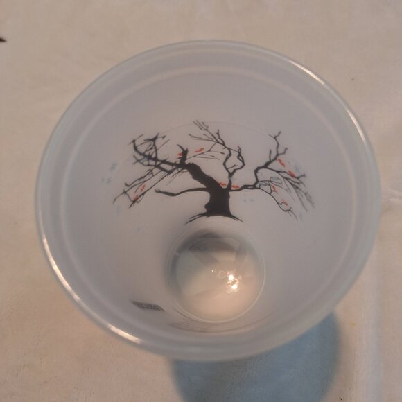 2013 Starbucks Halloween Reusable 16 oz Plastic No Lid Glow In The Dark Cup - Picture 3 of 5